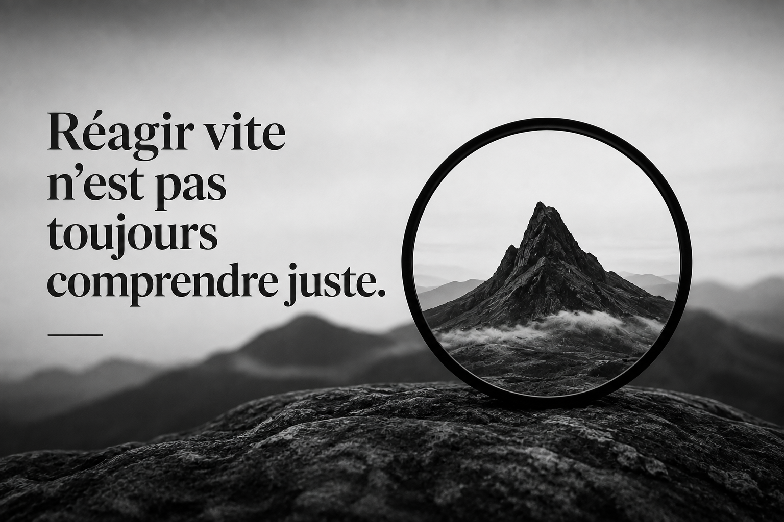 Réagir vite n’est pas toujours comprendre juste – diagnostic managérial sous pression