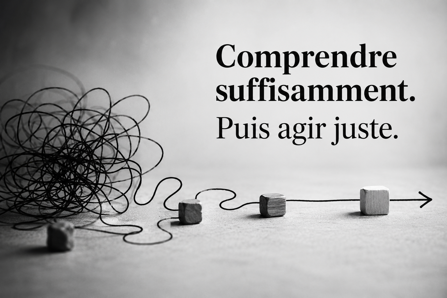 Comprendre suffisamment puis agir juste – diagnostic des dynamiques humaines